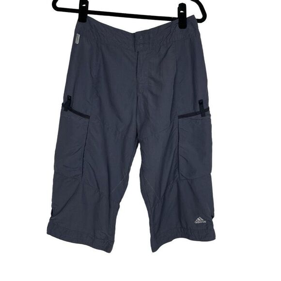Adidas Gray Cargo Capri Pant - Women’s S - Picture 1 of 4